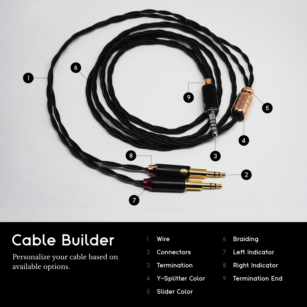 PLUSSOUND Exo Series Cable (Headphone Version) Elise Audio