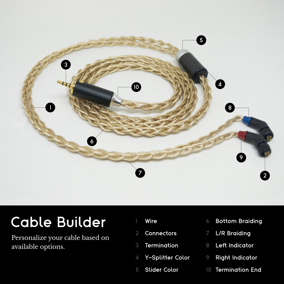 PLUSSOUND X6 Series Cable (IEM Version)